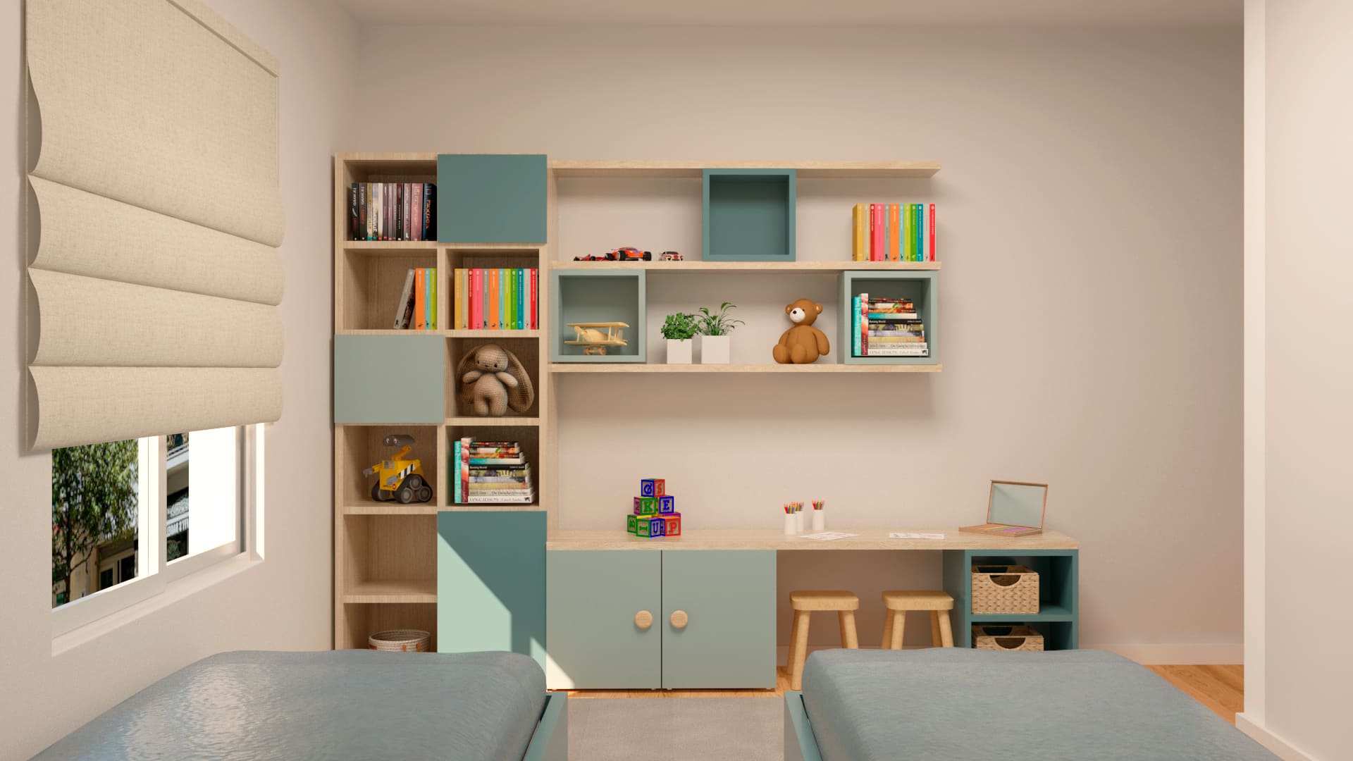 estante quarto criança